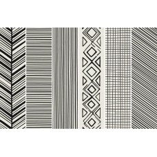 Декоративная плитка Ape Takenos Picasso Mix6 White 14.6x59.3 см, толщина 9 мм