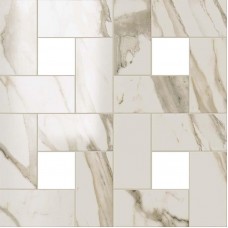 мозаика Atlas Concorde Russia Supernova Marble Calacatta Gold Mosaic Lap 45x45 см, толщина 9 мм