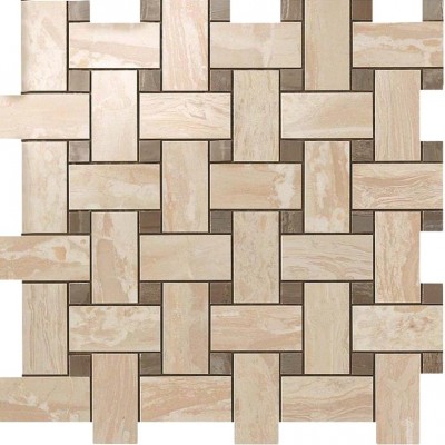 Atlas Concorde Russia Supernova Marble Woodstone Champagne Twist Mosaic