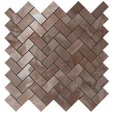 мозаика Atlas Concorde Russia Supernova Onyx Black Agate Herringbone Mosaic 30.5x30.5 см, толщина 8.5 мм