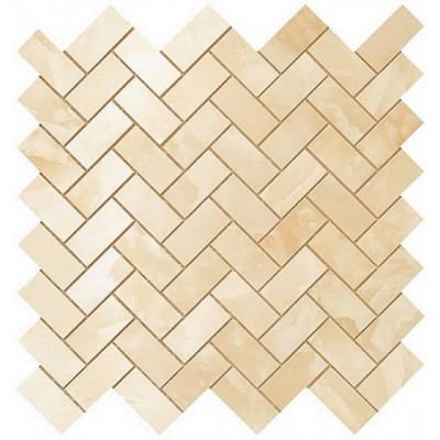 Atlas Concorde Russia Supernova Onyx Honey Amber Herringbone Mosaic