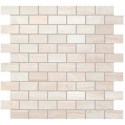 Atlas Concorde Russia Supernova Onyx Pure White Brick Mosaic