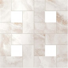 мозаика Atlas Concorde Russia Supernova Onyx Pure White Mosaic Lap 45x45 см, толщина 10 мм
