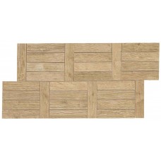 мозаика Atlas Concorde Axi Golden Oak Treccia 28x53 см, толщина 10 мм