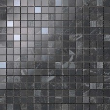 мозаика Atlas Concorde Brick Atelier Noir S.Laurent Mosaic 30.5x30.5 см, толщина 8.5 мм