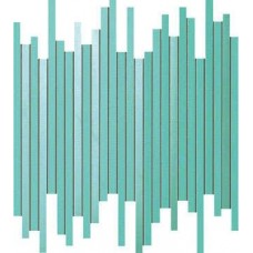 мозаика Atlas Concorde Dwell Turquoise Mosaico L 30.5x26 см, толщина 8.5 мм