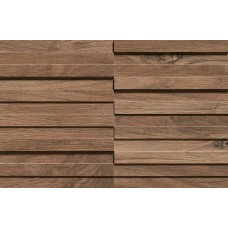 мозаика Atlas Concorde Etic Pro Noce Hickory Industrial 3D 44x28.5 см, толщина 10 мм