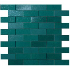 мозаика Atlas Concorde Ewall Petroleum Green MiniBrick 30.5x30.5 см, толщина 8 мм