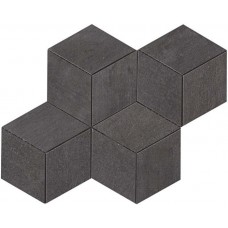 мозаика Atlas Concorde Mark Graphite Mosaico Esagono 30x35 см, толщина 10 мм