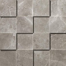 мозаика Atlas Concorde Marvel Pro Grey Fleury Mosaico 3D 30x30 см, толщина 10 мм