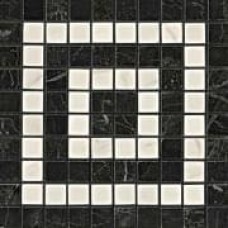 мозаика Atlas Concorde Marvel Pro Noir Cremo Angolo Mosaico 18.5x18.5 см, толщина 10 мм