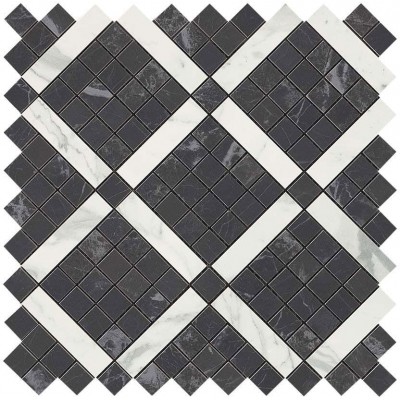 Atlas Concorde Marvel Pro Noir Mix Diagonal Mosaic