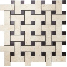 мозаика Atlas Concorde Marvel Stone Basketweave Warm Lapp. 30x30 см, толщина 10 мм