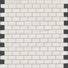 мозаика Atlas Concorde Marvel Stone Bianco D. Mosaico Lapp. Burattato 29.8x29.8 см, толщина 10 мм