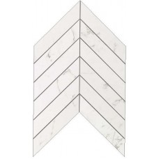 мозаика Atlas Concorde Marvel Stone Carrara Pure Chevron Wall 30.5x25 см, толщина 8.5 мм