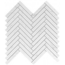 мозаика Atlas Concorde Marvel Stone Carrara Pure Herringbone Wall 30.5x30 см, толщина 8.5 мм