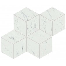 мозаика Atlas Concorde Marvel Stone Carrara Pure Mosaico Esag. Lapp. 30x35 см, толщина 10 мм