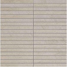 мозаика Atlas Concorde Marvel Stone Clauzetto White Mosaico Bacchetta 30x30 см, толщина 10 мм