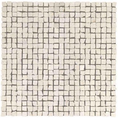 Atlas Concorde Marvel Stone Clauzetto White Tumbled Mosaic