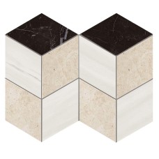 мозаика Atlas Concorde Marvel Stone Mosaico Esagono Geo Warm Lapp. 25.4x35.2 см, толщина 10 мм