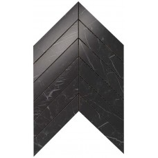 мозаика Atlas Concorde Marvel Stone Nero Marquina Chevron Wall 30.5x25 см, толщина 8.5 мм