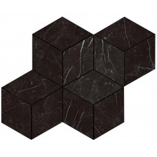 мозаика Atlas Concorde Marvel Stone Nero Marquina Mosaico Esag. Lapp. 30x35 см, толщина 10 мм