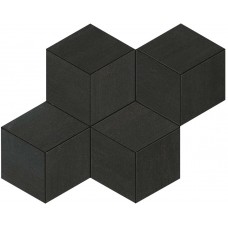 мозаика Atlas Concorde Mek Dark Mosaico Esagono 30x35 см, толщина 9 мм
