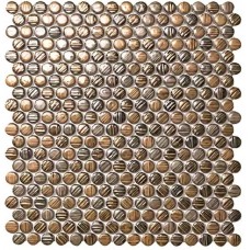 мозаика Atlas Concorde Mek Gold Circles 29x31 см, толщина 8.5 мм
