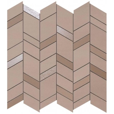 Atlas Concorde Mek Rose Mosaico Chevron Wall