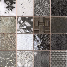 мозаика Dune Mosaico Tiffany Black 28.1x28.1 см, толщина 11.5 мм