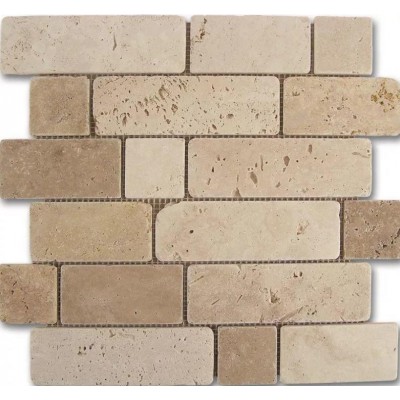 Dune Mosaico Travertino Brick