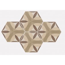 Декоративная плитка Equipe Hexatile Nature Cream 17.5x20 см