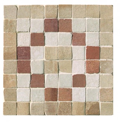 Fap Firenze Heritage Deco Terra Angolo Fascia Mosaico