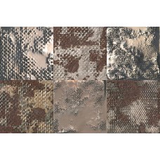 Декоративная плитка Fap Maku Grid Metal Inserto Mix 6 40x60 см, толщина 8.5 мм
