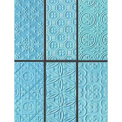 Impronta Square Blu Formelle Glitter Decoro