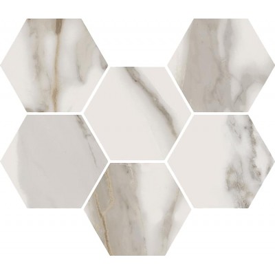 Italon Charme Evo Calacatta Mosaico Hexagon