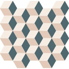 мозаика Italon Element Silk Mosaico Cube Cold 30.5x33 см, толщина 8.5 мм
