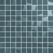 мозаика Italon Element Silk Petrolio Mosaico 30.5x30.5 см, толщина 8.5 мм