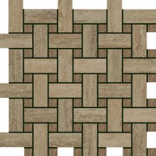 мозаика Italon Travertino Silver Mosaico Lounge 30.5x30.5 см, толщина 8.5 мм