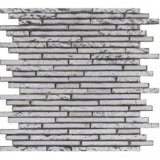 мозаика LAntic Colonial Mosaics Harmony Strip Silver 29.4x30 см, толщина 8 мм