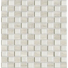 мозаика LAntic Colonial Mosaics Time Text Silver Wood 29.6x28.6 см, толщина 8 мм