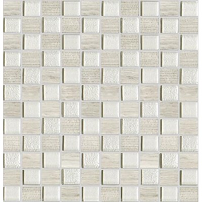 LAntic Colonial Mosaics Time Text Silver Wood