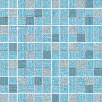 Naxos Kilim Mosaico Deco Azur