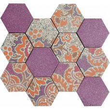 мозаика Naxos Kilim Mosaico Suite Lilla 25.5x30 см, толщина 10 мм