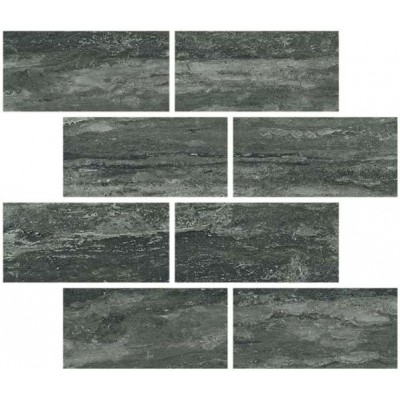Rex I Travertini Black Mur. Glossy