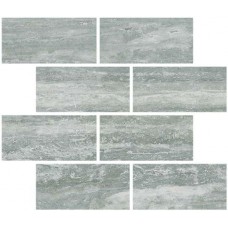 мозаика Rex I Travertini Grey Mur. Glossy 30x30 см, толщина 6 мм