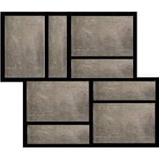 мозаика Rex Matieres Gris Mod.Mureto 3D 30x30 см, толщина 10 мм