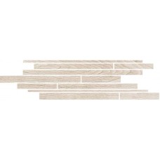 мозаика Rex Selection Oak White Mod.List.Sfal. 15x45 см, толщина 10 мм